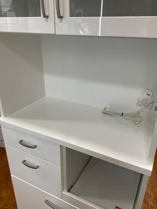 ニトリ レンジボード  ホワイト コパン 幅80cm