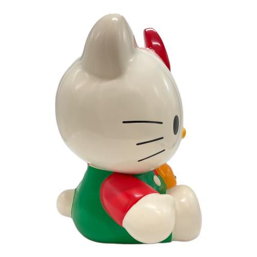 HELLO KITTY (ハローキティ) でっかい貯金箱 サンリオグッズ ヤケ有・底フタ開閉固い