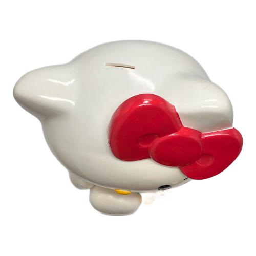 HELLO KITTY (ハローキティ) でっかい貯金箱 サンリオグッズ ヤケ有・底フタ開閉固い