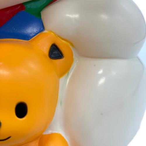 HELLO KITTY (ハローキティ) でっかい貯金箱 サンリオグッズ ヤケ有・底フタ開閉固い
