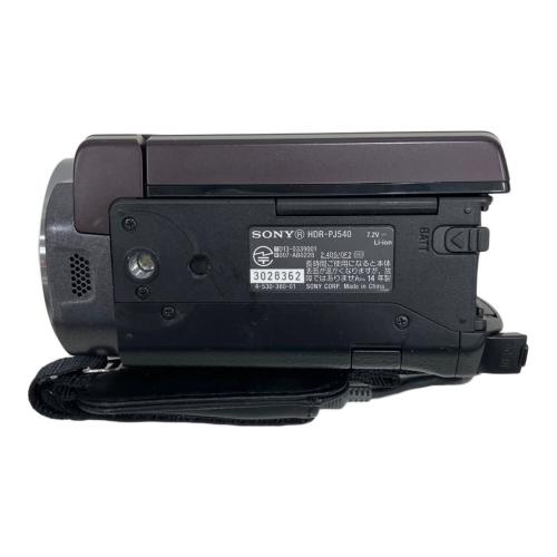 SONY (ソニー) ビデオカメラ HDR-PJ540