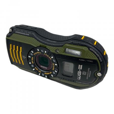 美品　ペンタックス　防水デジカメ　PENTAX WG-3 GPS グリーン PENTAX (ペンタックス) 防水デジタルカメラ WG-3 GPS グリーン