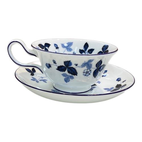 Wedgwood (ウェッジウッド) カップ&ソーサー ストロベリーインクブルー