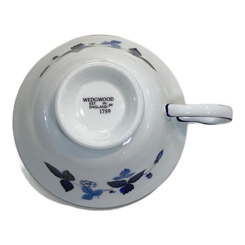 Wedgwood (ウェッジウッド) カップ&ソーサー ストロベリーインクブルー
