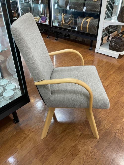 ニトリ ダイニングチェアー グレー×ナチュラル Nコレクション C-60S