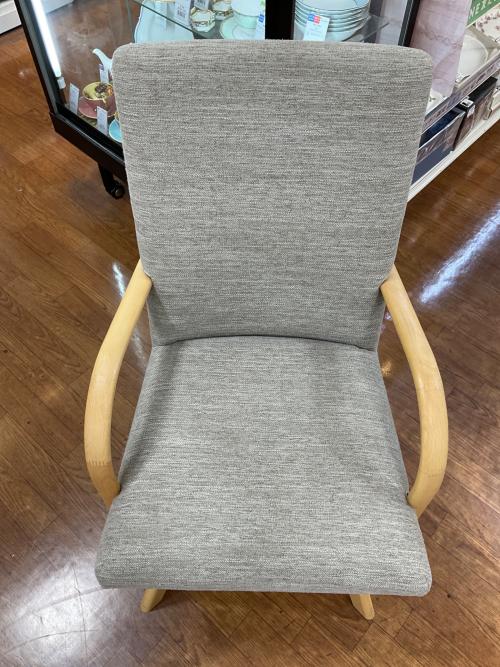 ニトリ ダイニングチェアー グレー×ナチュラル Nコレクション C-60S