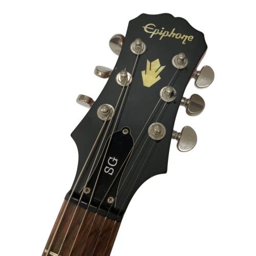 Epiphone エピフォン SGタイプ エレキギター G-400　ケース付き Epiphone Worn G-400 Worn Cherry エレキギター初心者14点セット