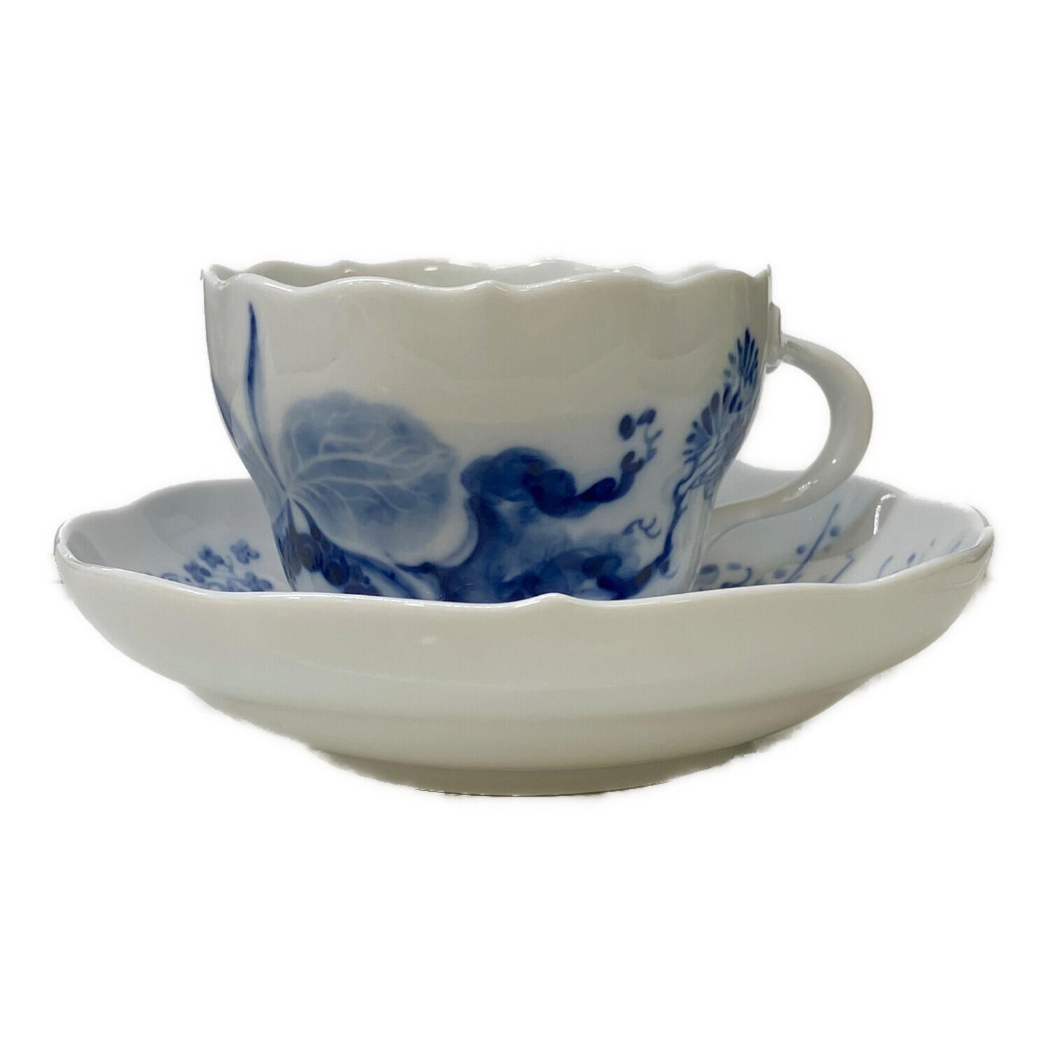 最高峰マイセン| Meissen「FFブルーメ」カップ&ソーサー 未使用完品 Meissen (マイセン) カップ&ソーサー ブルーオーキッド｜トレファクONLINE