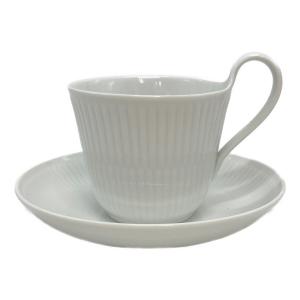 ROYAL COPENHAGEN (ロイヤル・コペンハーゲン) ハイハンドルカップ&ソーサー ホワイトフルーテッド