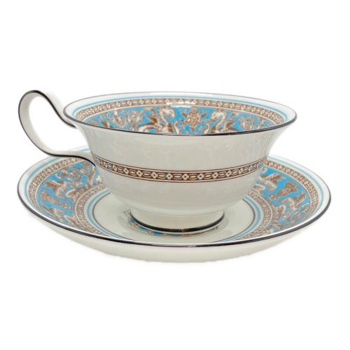Wedgwood (ウェッジウッド) カップ&ソーサー フロレンティーン・ターコイズ