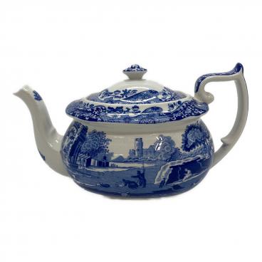 spode (スポード) ティーポット ブルー イタリアン｜トレファクONLINE