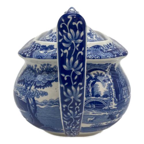 spode (スポード) ティーポット ヨゴレ有 ブルー イタリアン