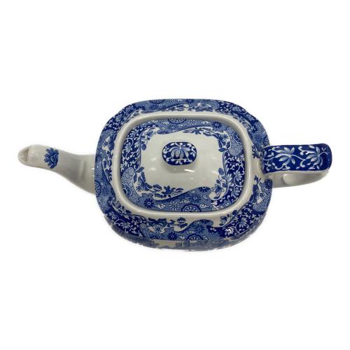 spode (スポード) ティーポット ヨゴレ有 ブルー イタリアン