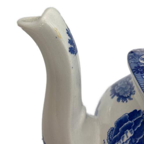spode (スポード) ティーポット ヨゴレ有 ブルー イタリアン