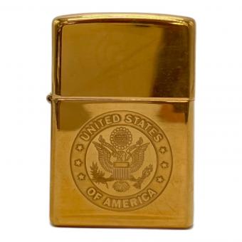 ZIPPO (ジッポ) オイルライター アメリカ合衆国/ゴールドカラー