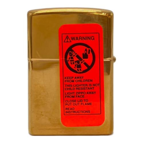 ZIPPO (ジッポ) オイルライター アメリカ合衆国/ゴールドカラー
