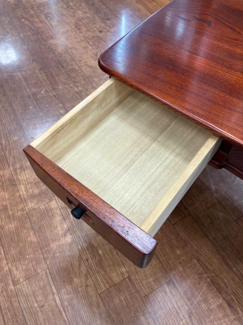 karimoku (カリモク) 木製文机 昭和レトロ ブラウン