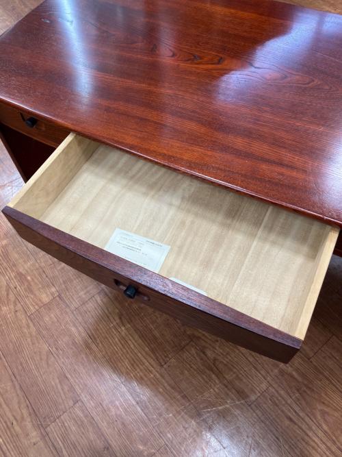karimoku (カリモク) 木製文机 昭和レトロ ブラウン