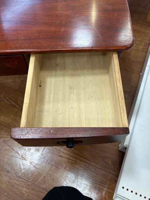 karimoku (カリモク) 木製文机 昭和レトロ ブラウン