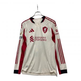 adidas (アディダス) 25/26 オーセンティックアウェイロングスリーブジャージ JV6446 10 MAC ALLISTER メンズ SIZE M オフホワイト