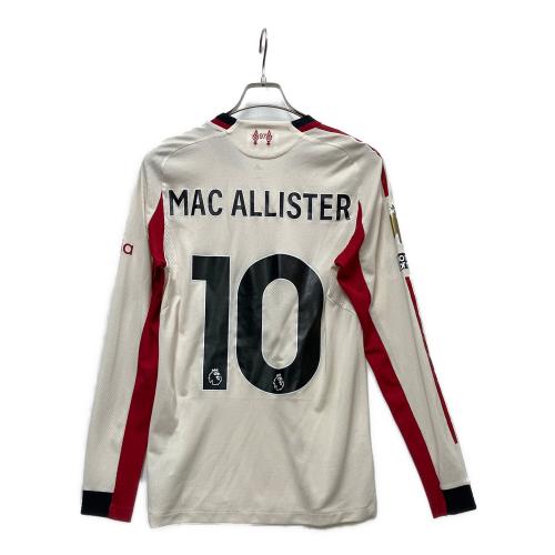 adidas (アディダス) 25/26 オーセンティックアウェイロングスリーブジャージ JV6446 10 MAC ALLISTER メンズ SIZE M オフホワイト