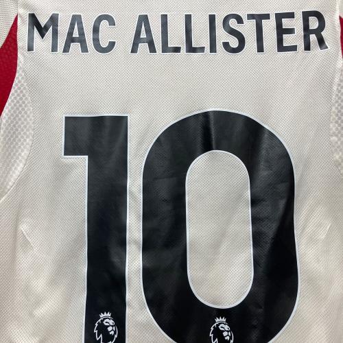 adidas (アディダス) 25/26 オーセンティックアウェイロングスリーブジャージ JV6446 10 MAC ALLISTER メンズ SIZE M オフホワイト