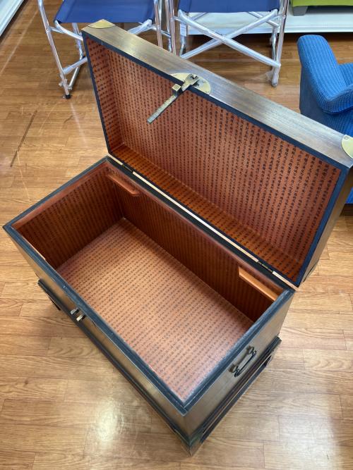 アンティークトランクチェスト 韓国家具 ブラウン