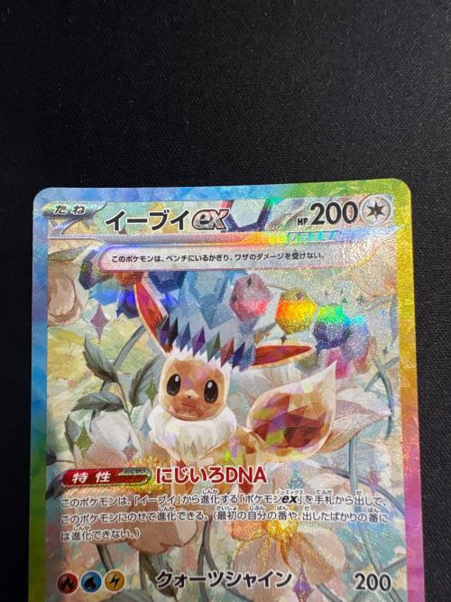 ポケモンカード イーブイex 223/187 SAR 程度B(反り有)