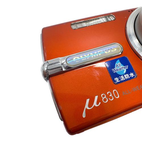 【A3117】 OLYMPUS µ 830 オリンパス ミュー オレンジ OLYMPUS (オリンパス) コンパクトデジタルカメラ μ830 パーシモン