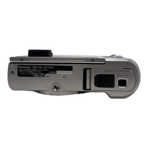 Panasonic (パナソニック) ミラーレス一眼カメラ LUMIX GX7 Mark II DMC-GX7MK2 シルバー×ブラック