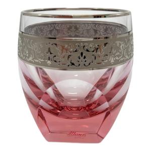Moser (モーゼル) クリスタルロックグラス ボヘミア レッド
