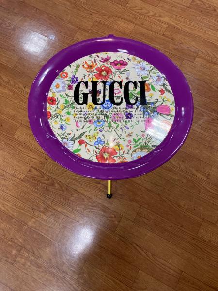 GUCCI (グッチ) フローラプリントフォールディングメタルトレイ