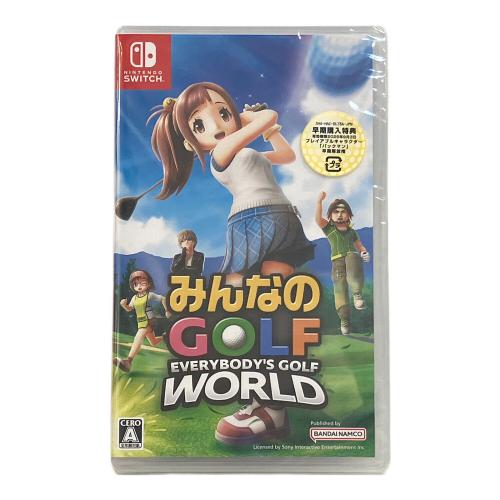 バンダイナムコエンターテインメント みんなのGOLF WORLD Nintendo Switch用ソフト CERO A (全年齢対象)