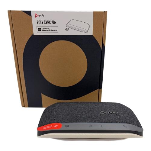 POLY (ポリー) スピーカーフォン Poly Sync 20+ Microsoft Teams Certified USB-C +C