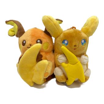 ライチュウ＆アローラライチュウ 磁石でくっつくペアマスコット ポケモングッズ