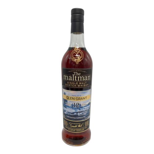 THE MALTMAN グレングラント スコッチウイスキー 12年 700ml