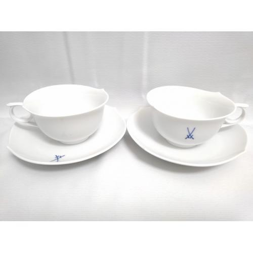 Meissen (マイセン) カップ&ソーサー 未使用品 剣マークコレクション 2Pセット
