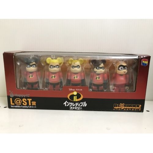 BEAR BRICK (ベアブリック) インクレディブルファミリー 未使用品 Happyくじ LAST賞