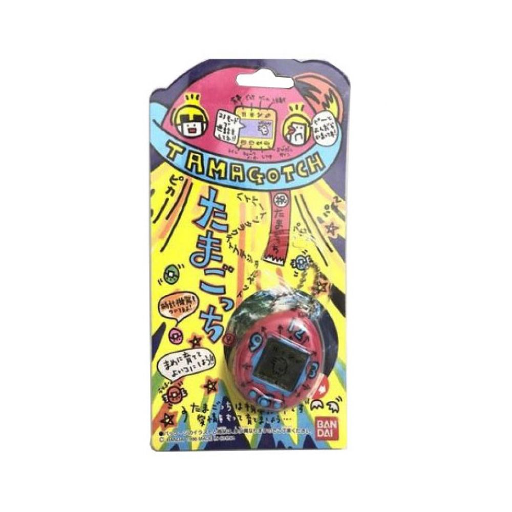 BANDAI (バンダイ) 初代たまごっち 未使用品 ピンク×時計柄