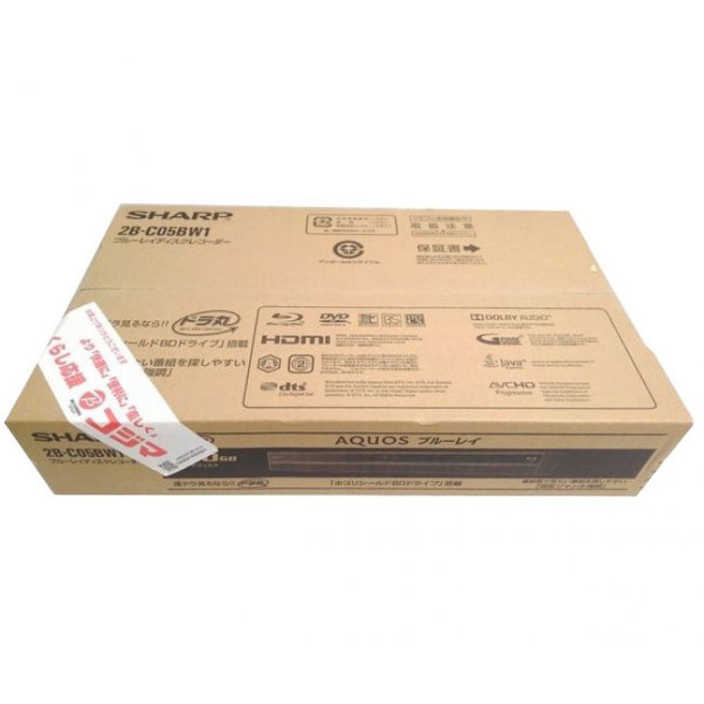 【愛品倶楽部柏店】SHARP 2019年製 ブルーレイレコーダー 2B-C05BW1 愛品倶楽部柏店】SHARP 2019年製 ブルーレイレコーダー 2B-C05BW1