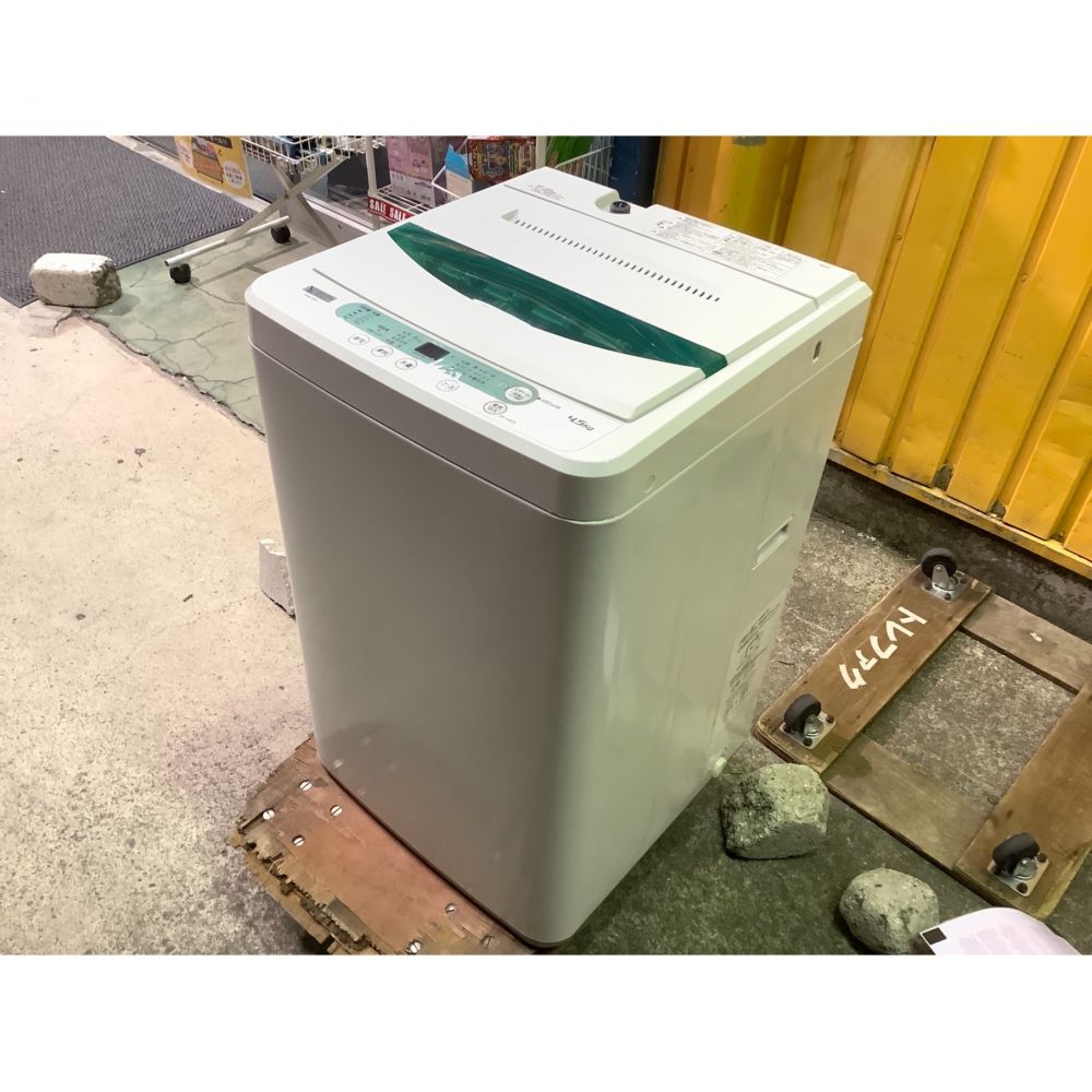 【愛品館市原店】ヤマダ電機 2019年製 4.5kg洗濯機 YWM-T45G1【管理I4S029677-104】 中古 洗濯機 4.5kg ヤマダ電機 YWM-T45A1 2019年製造 全自動 槽洗浄