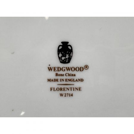 Wedgwood (ウェッジウッド) ケーキプレート 17.5cm フロレンティーン・ターコイズ