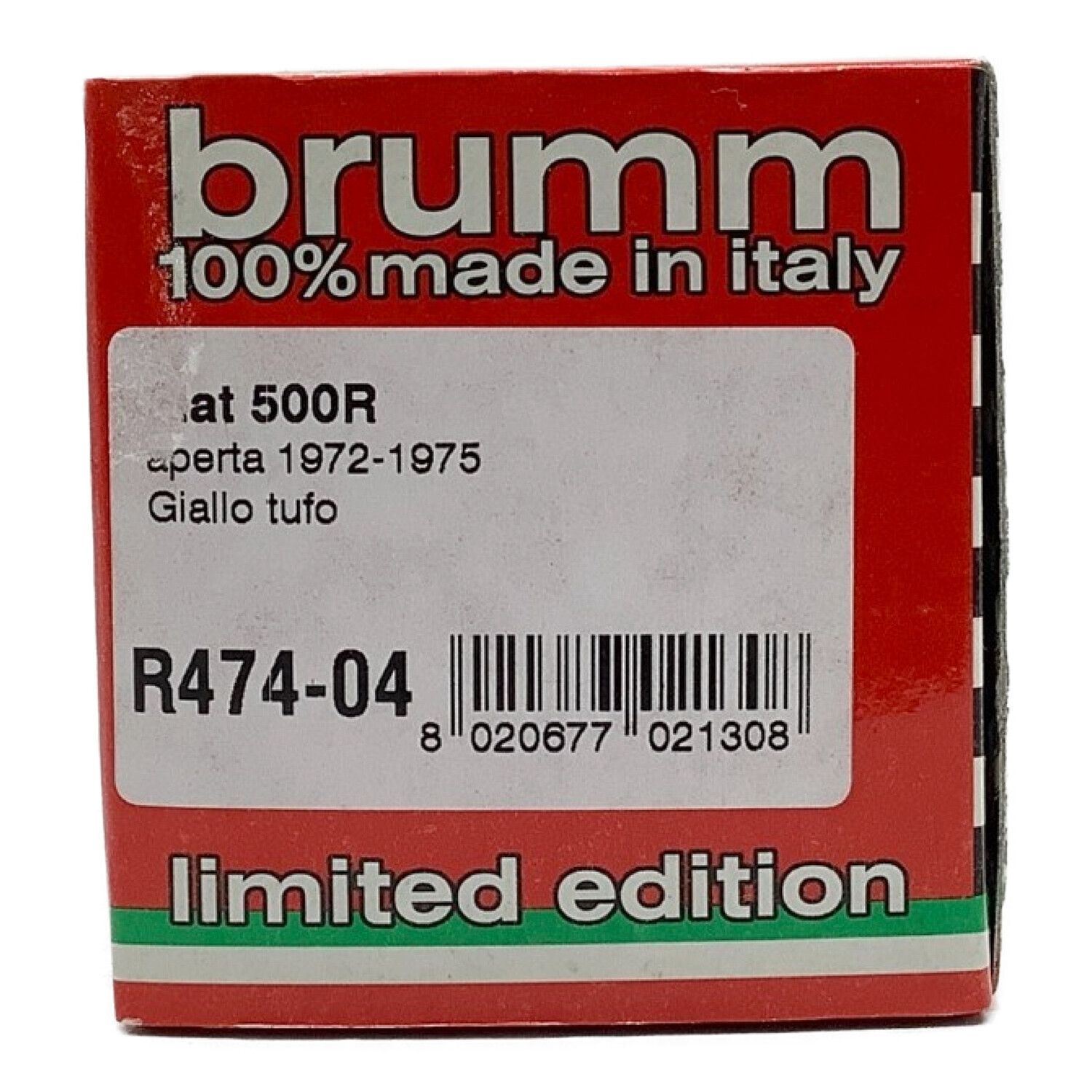 Brumm(ブルム)』 フィアット 500R 1972-1975 オープンレッド 1／43