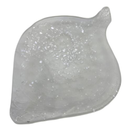 藤田喬平 (フジタキョウヘイ) 手吹 葉型銘々皿 銀箔 5枚セット