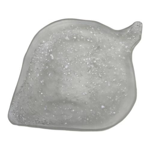 藤田喬平 (フジタキョウヘイ) 手吹 葉型銘々皿 銀箔 5枚セット