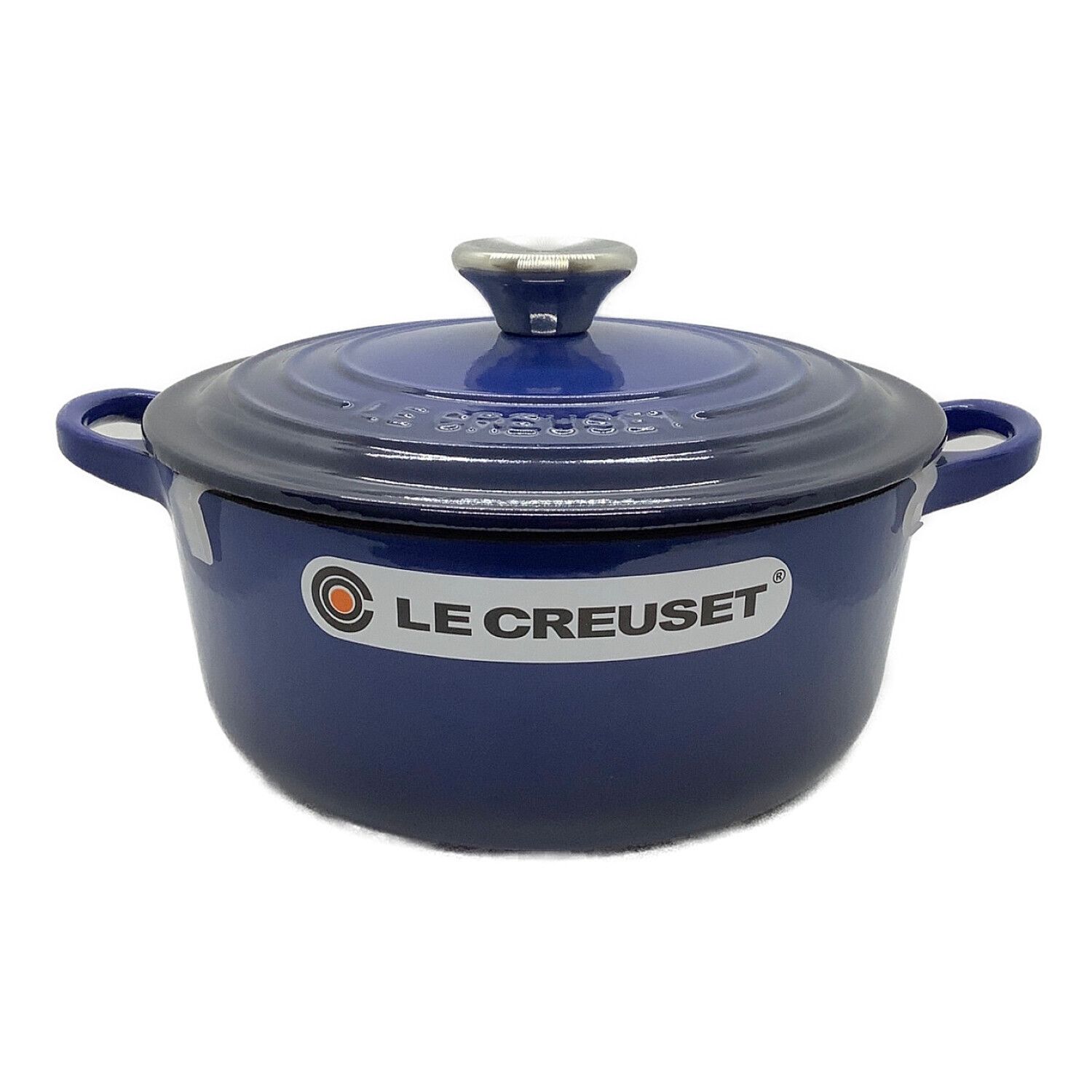 LE CREUSET (ルクルーゼ) 両手鍋 ブルー スチーマー器具付き ココット