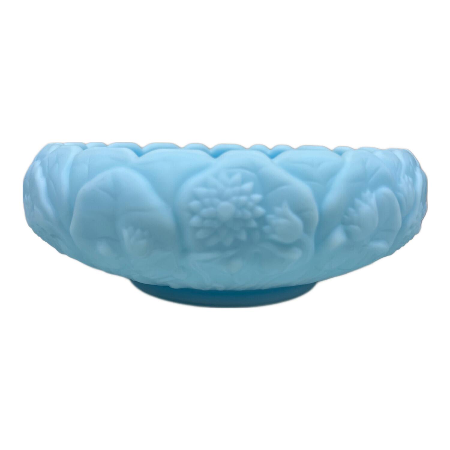 フェントン ブルーボウル FENTON (フェントン) ガラスボウル ヴィンテージ デルファイトブルー