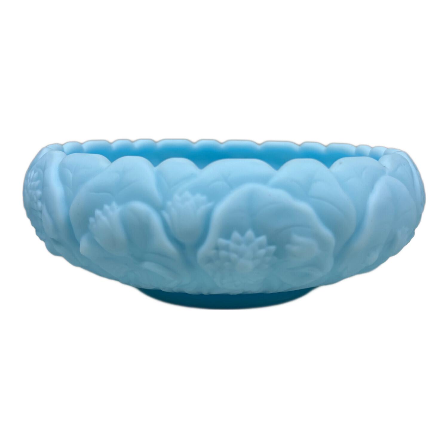 FENTON (フェントン) ガラスボウル ヴィンテージ デルファイトブルー