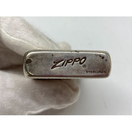 ZIPPO スターリングシルバー ストライプ 緑箱 1955-1979年