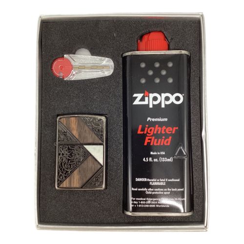 ZIPPO 09年製 シェル×ウッド